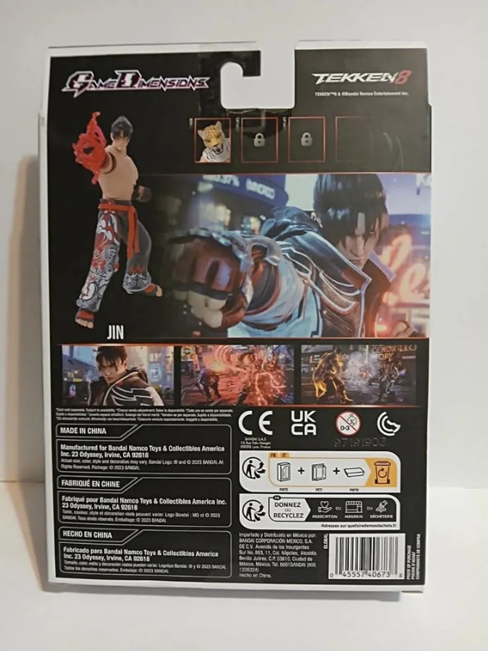 Action Figure Jin Kazama Tekken 8 - Game Dimensions Bandai