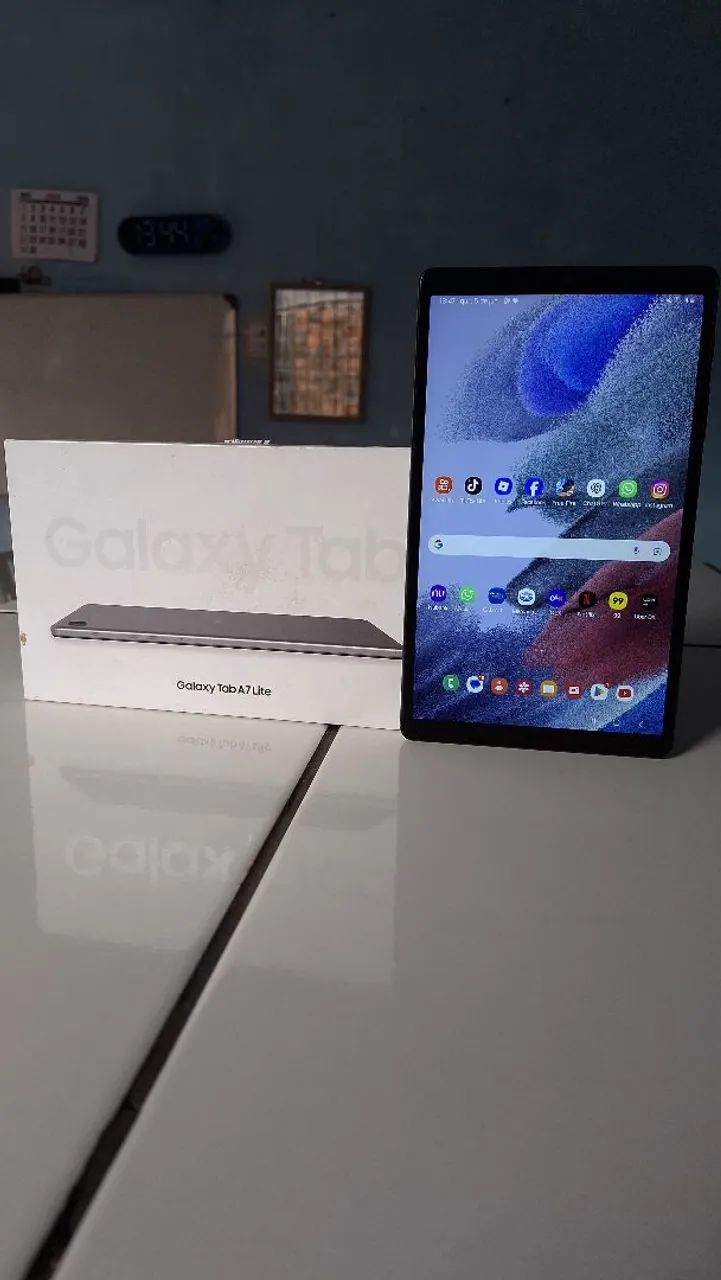 Tablet Tab A7 Lite Samsung 8.7 polegadas 32Gbs Chip 4G faz ligacao (Act cartao ) - Foto 2