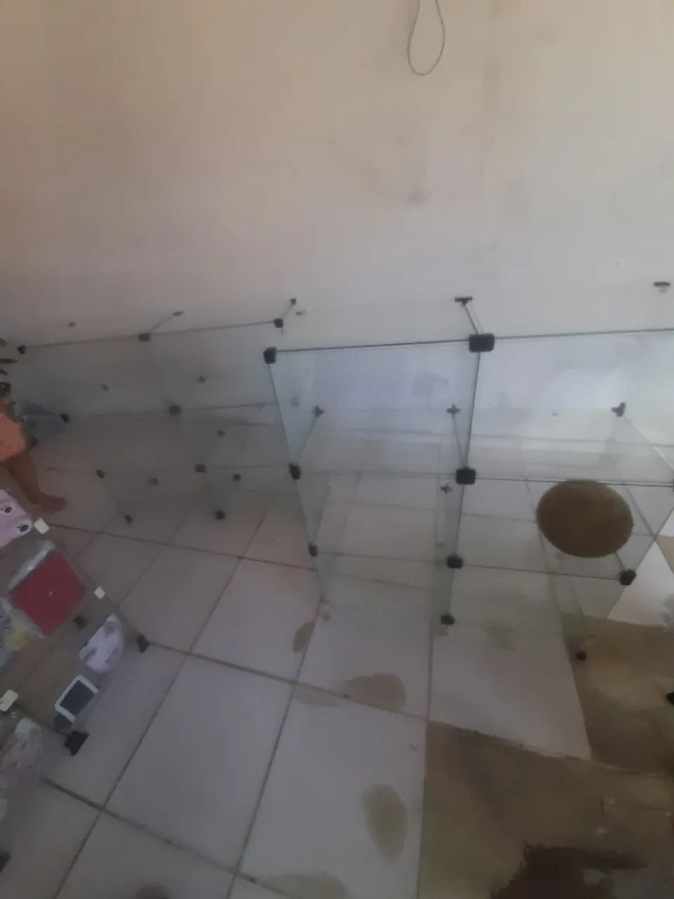 Balcão de vidro 