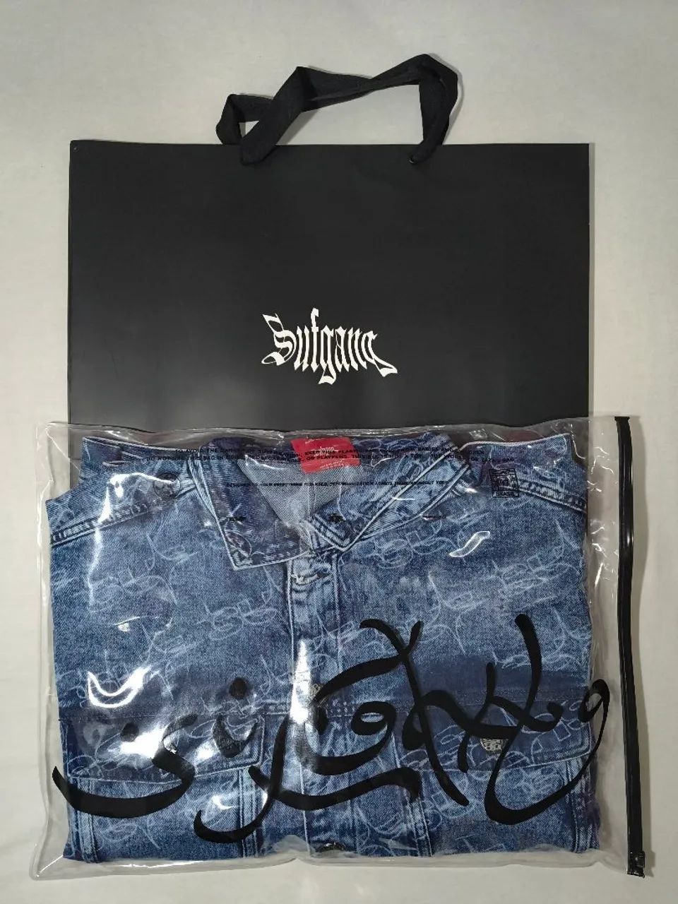 Sufgang Jaqueta Jeans masculina - Foto 3