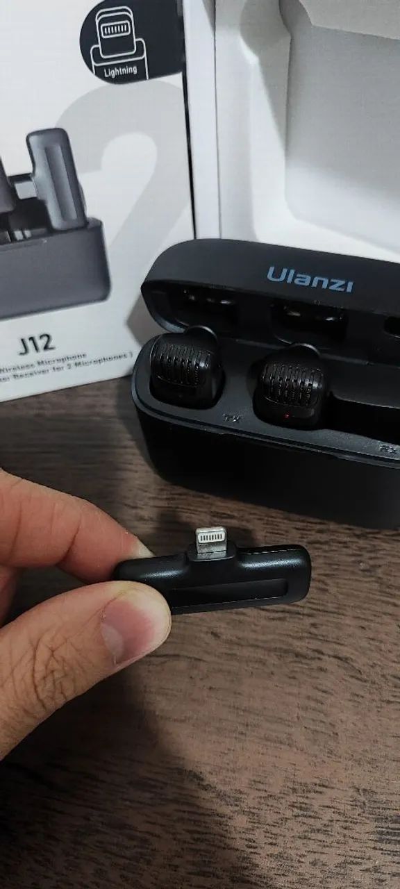 MICROFONE ULANZI J12 - TIPO LIGHTNING - Foto 2