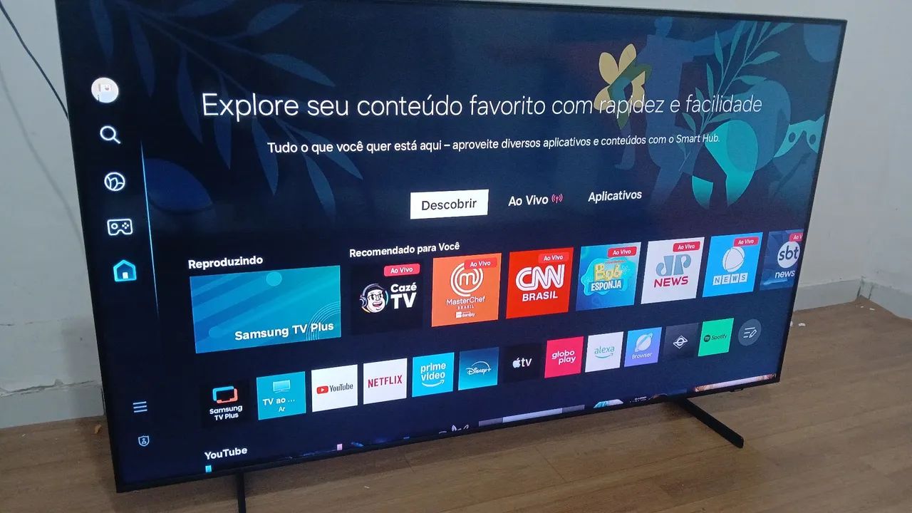 Tv smart Samsung 55 polegadas Qled 4k com Alexa 