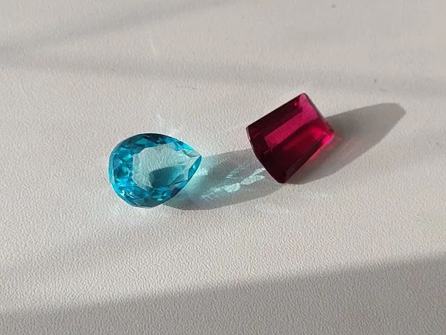 Água Marinha e Topázio vermelho - Foto 2