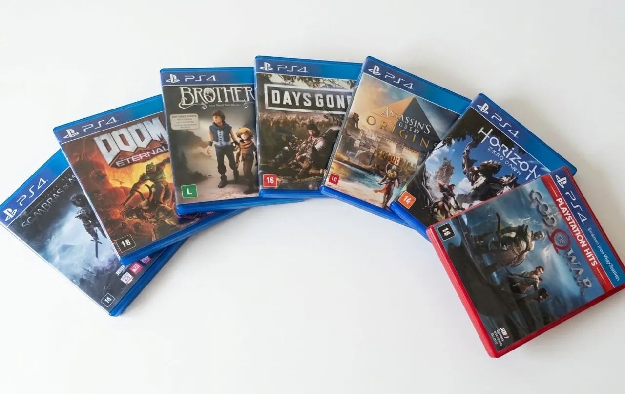 ? Jogos PS4 - Mídia Física