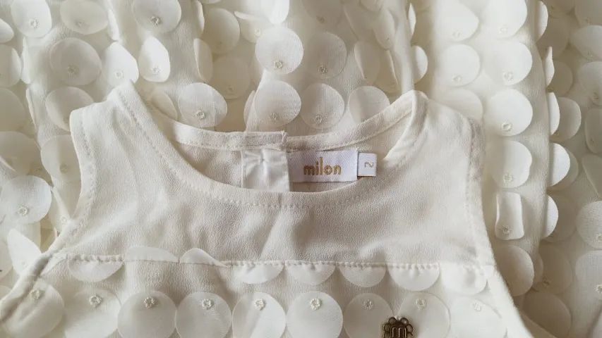 Vestido Infantil Marca Milon - Tamanho 02