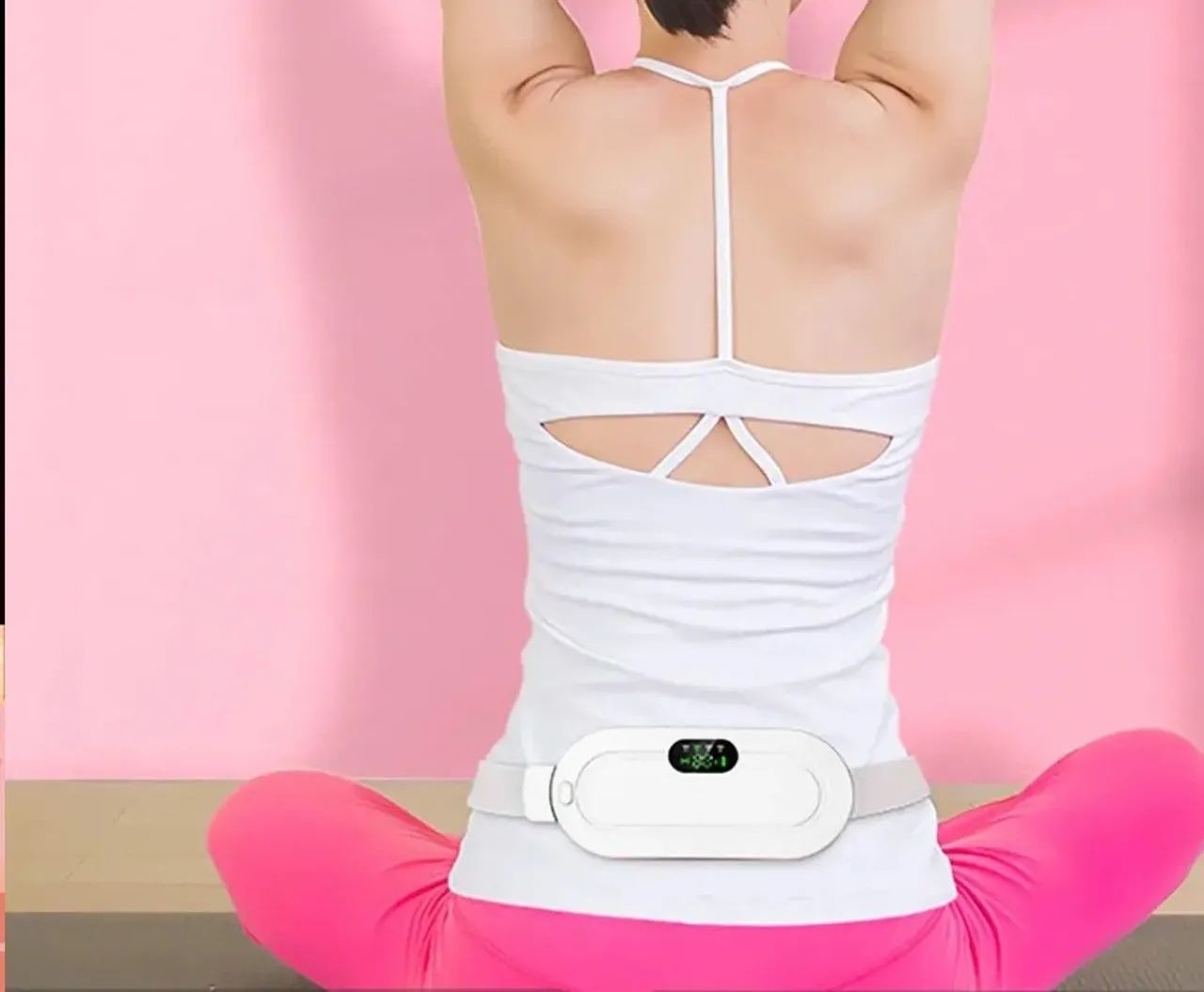 cinta térmica massageadora menstrual sem fio - Foto 5