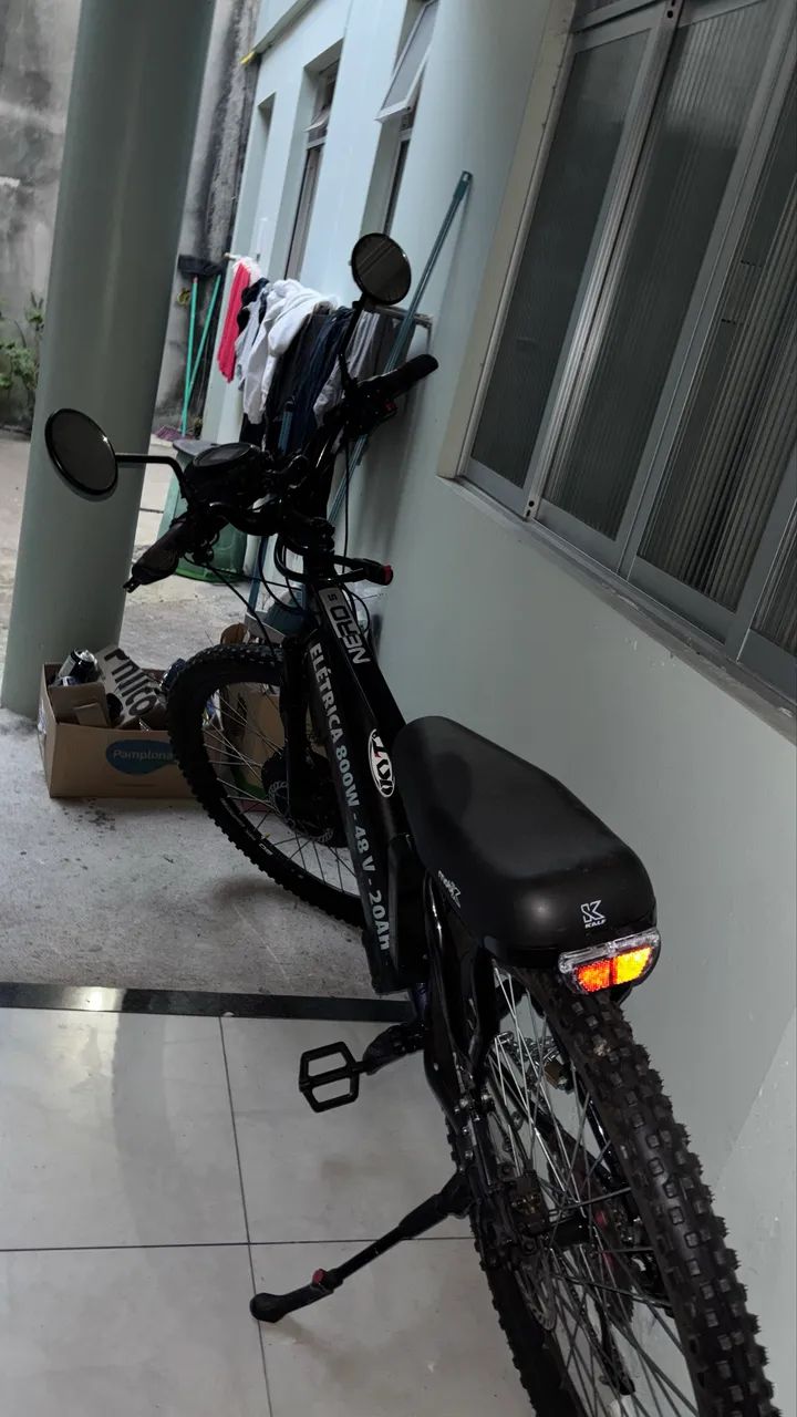 BICICLETA ELÉTRICA 800W - 48V - 20AH - Foto 5