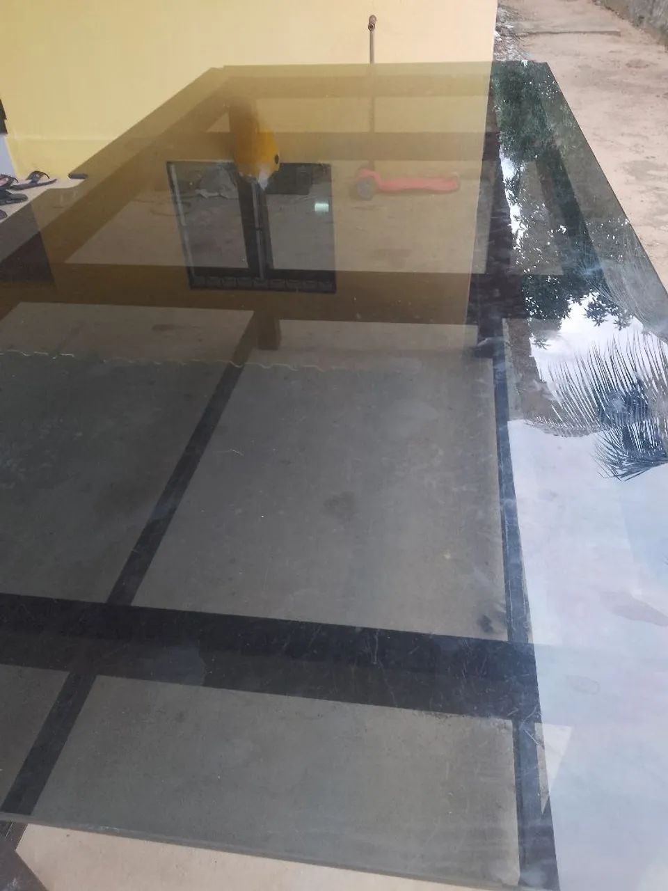 Mesa grande de vidro temperado  - Foto 5