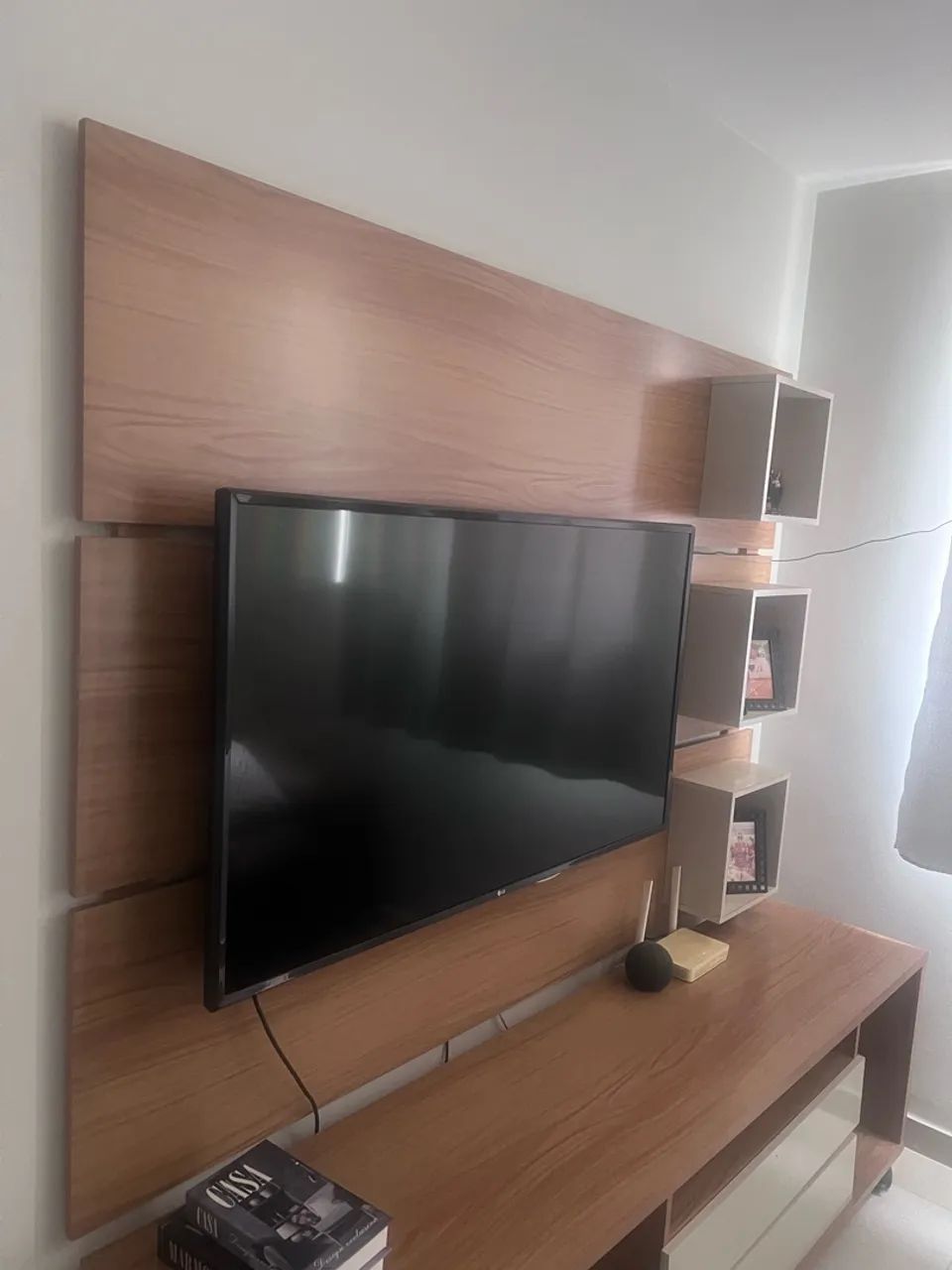 Mesa / rack e painel para sala - Foto 5
