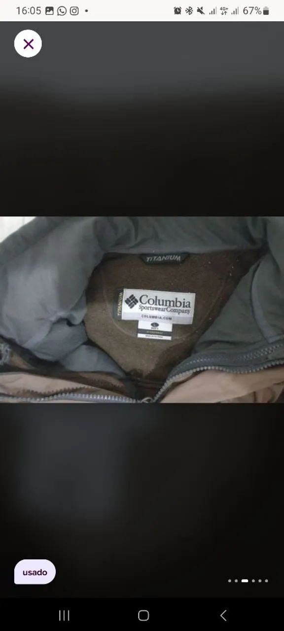 Conjunto casaco e calça Columbia para neve  - Foto 3