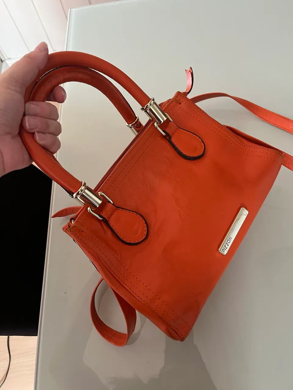 Bolsa em couro - Foto 2