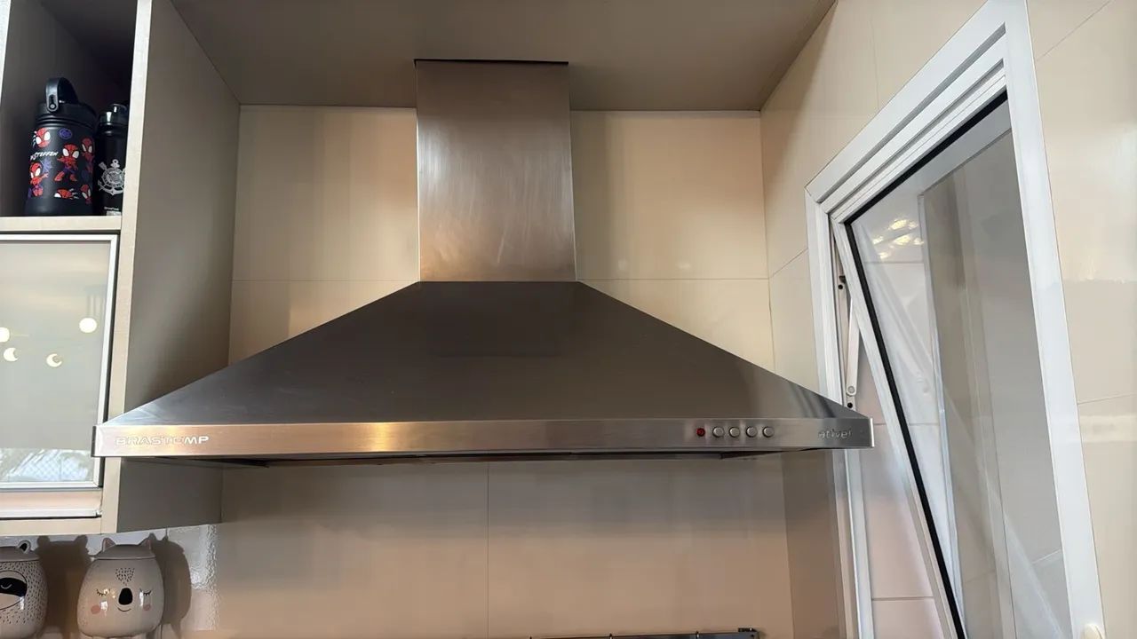Coifa inox Brastemp 