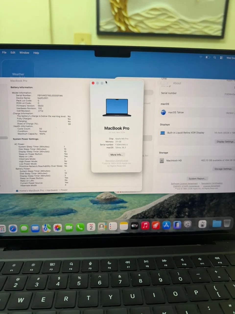 MacBook Pro M4 Pro 24gb ram 512gb SSD USADO  - Foto 2
