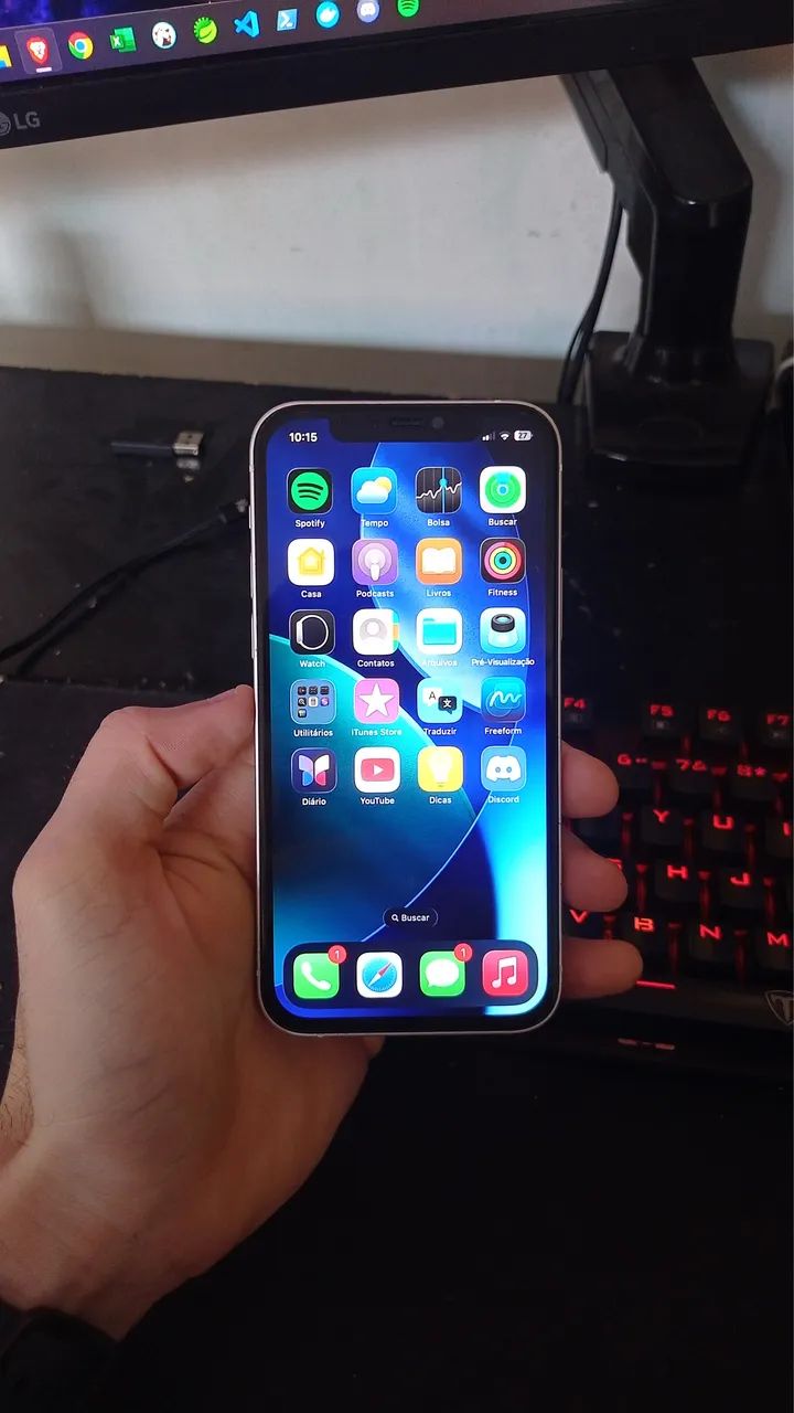 Iphone 12 128GB branco - Foto 4