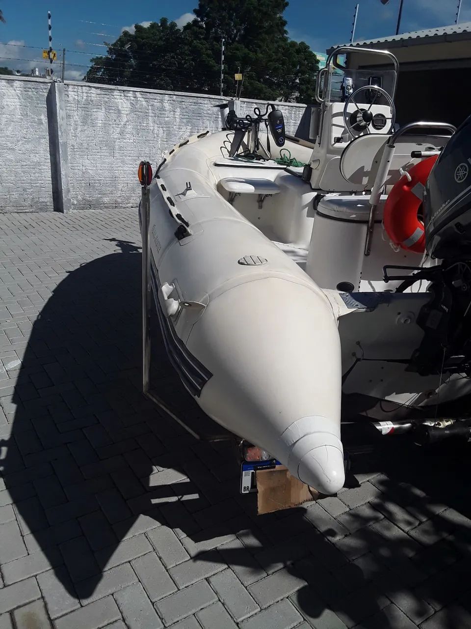 Bote inflável Sail Master motor yamaha 40hp 4t motor autobot gps - Foto 6