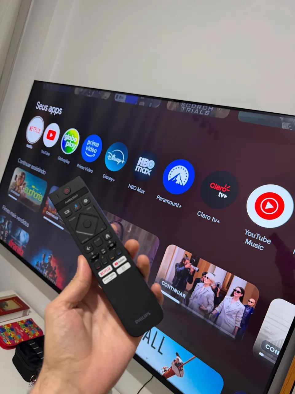Smart TV Philips 75 Polegadas 4K Ultra HD - Foto 2