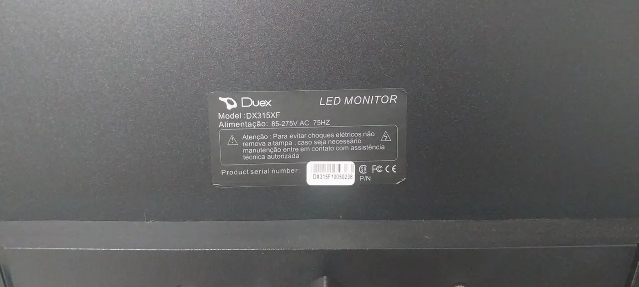 Monitor Gamer Duex 31.5" Full HD - Tela Gigante, 75Hz e Design Slim (Impecável!) - Foto 4