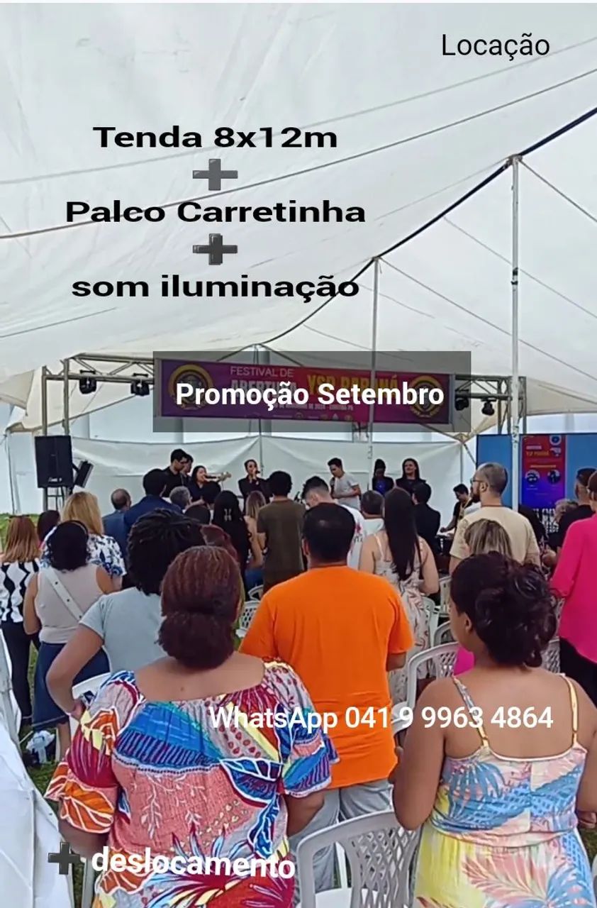 Palco Tenda Sonorização 