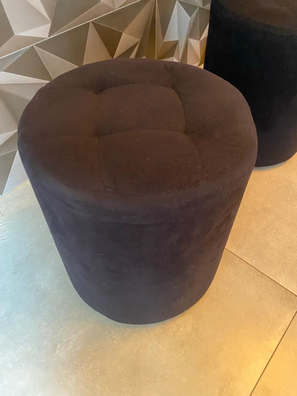 Puff em suede  - Foto 4