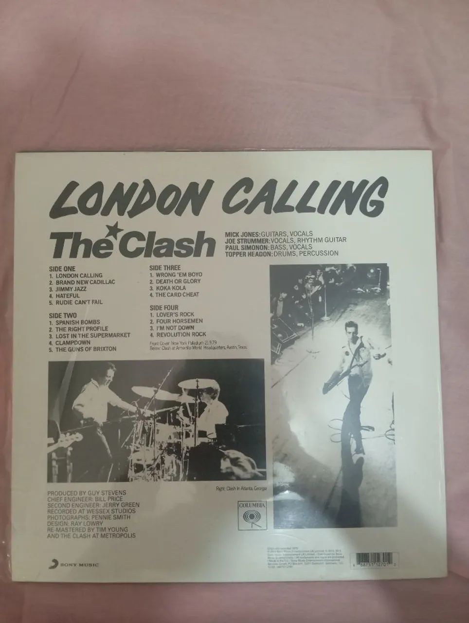 lp vinil the clash london calling importado duplo  - Foto 4