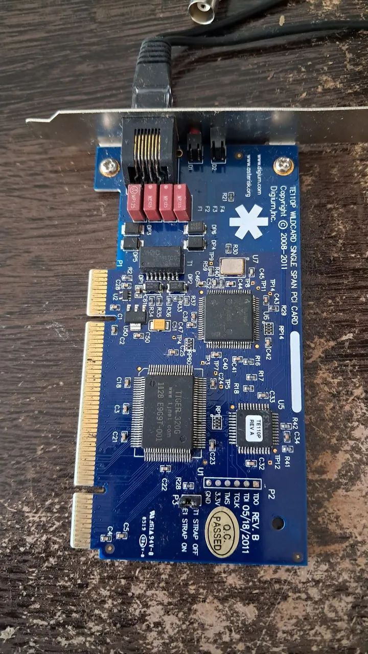 Placa Telefonia Digital para porta E1 - Foto 2