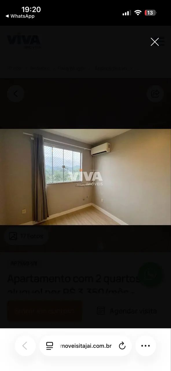 Apartamento locação anual 