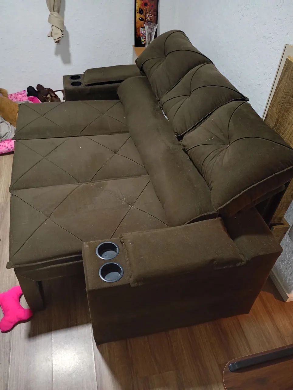 Vendo sofá retrátil e reclinável  - Foto 2