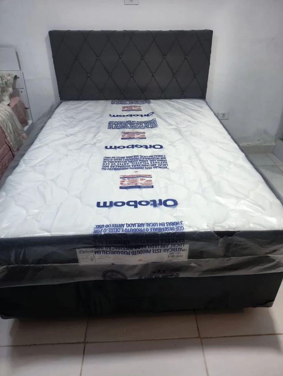Cama de casal Ortobom 