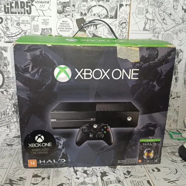 Console Xbox One 500GB Completo na Caixa com Camera e Controle