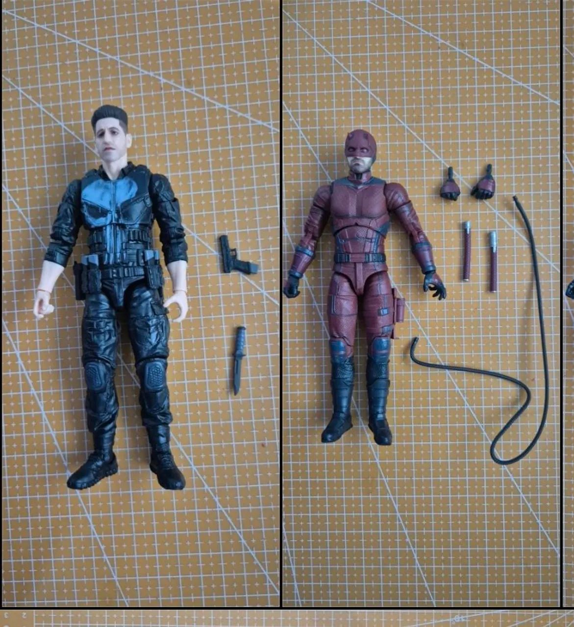 Marvel legends Demolidor e Justiceiro