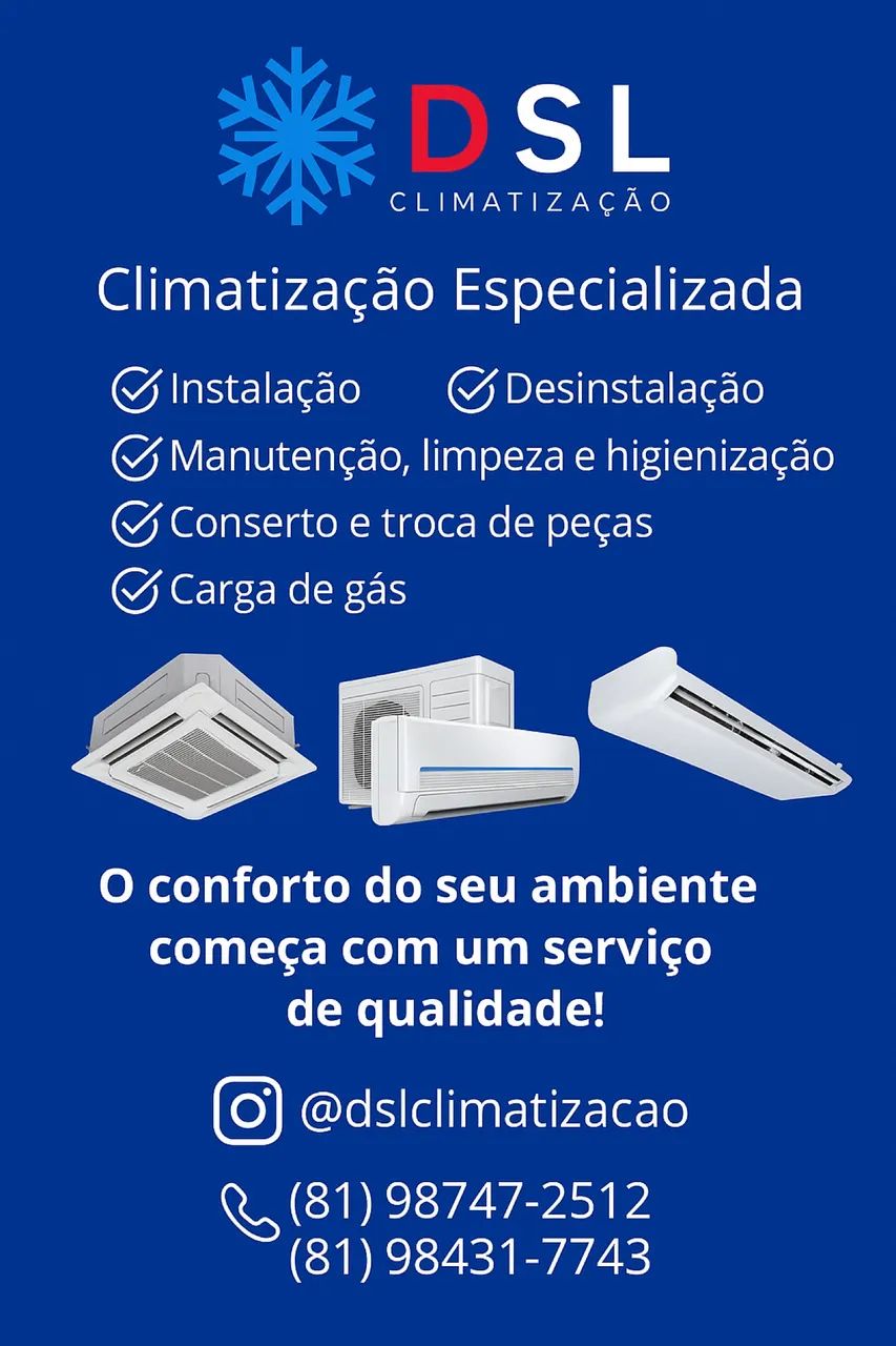 Instalação de ar-condicionado 