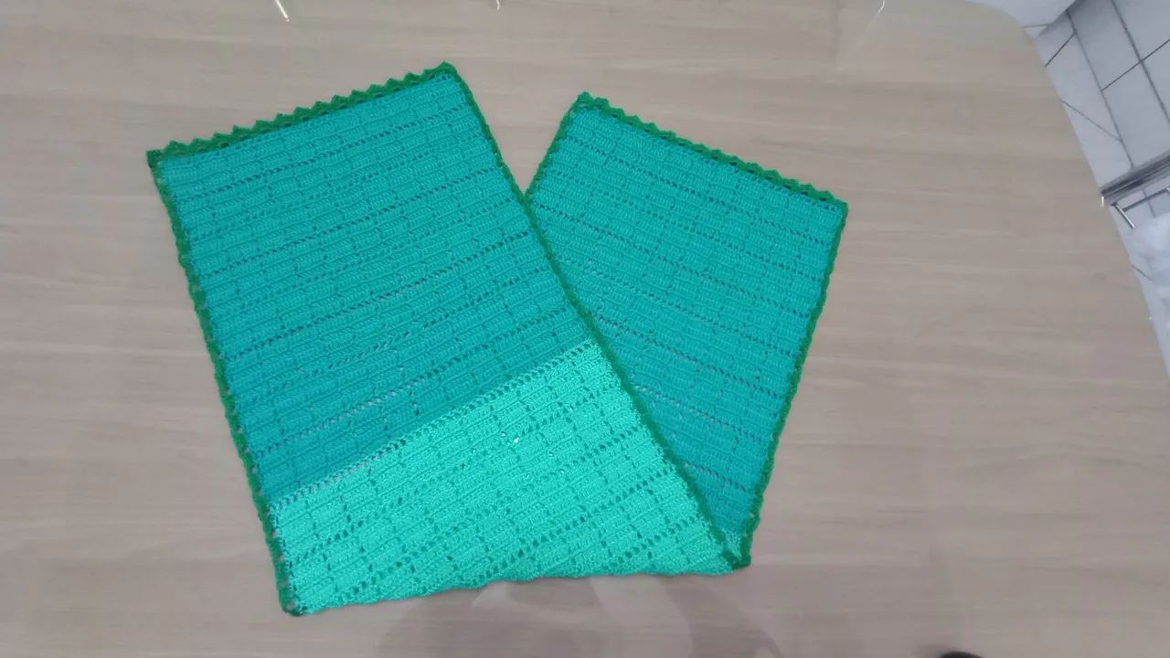 Caminho de mesa de crochê  - Foto 2
