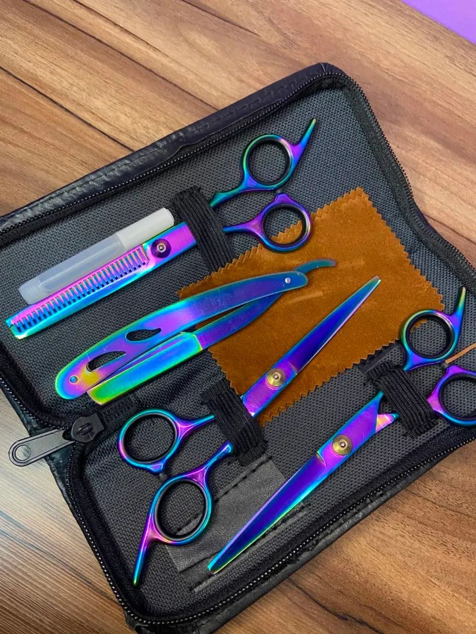 Kit Corte 3 Tesouras com Navalha Yang Lie