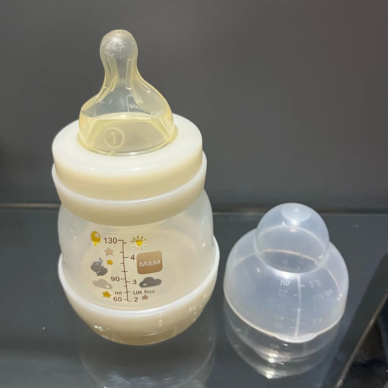 Mamadeira MAM 130 ml - Pouco uso - Foto 2