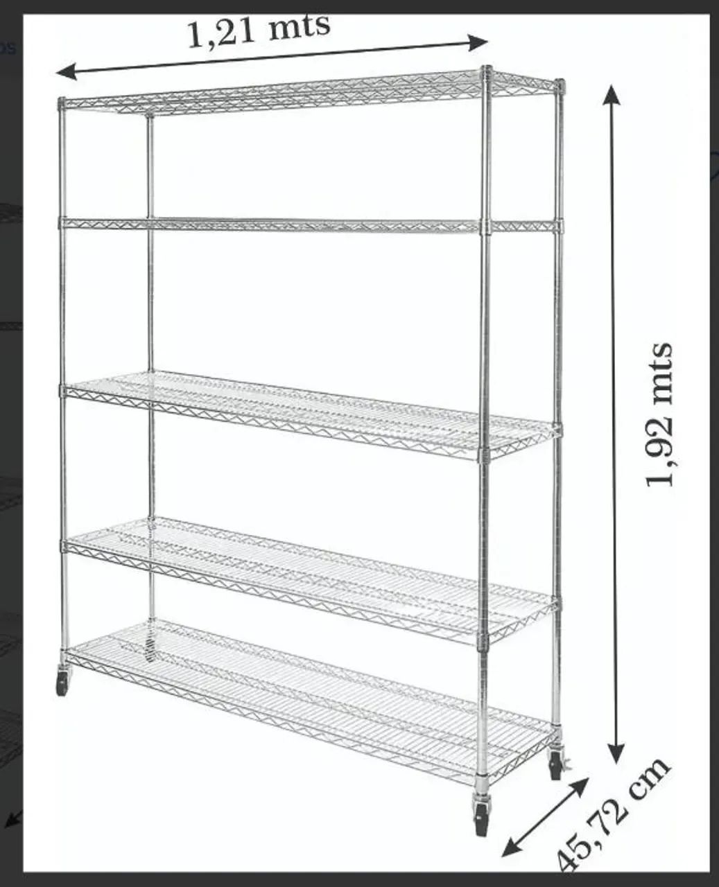 Estante de aço inox  - Foto 2