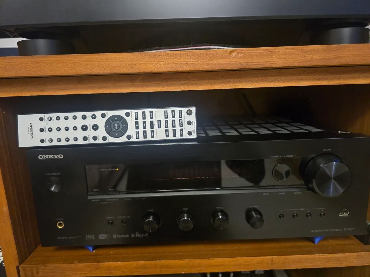 Receiver onkyo TX 8260 BLUETOOTH E WIFI STREAMER