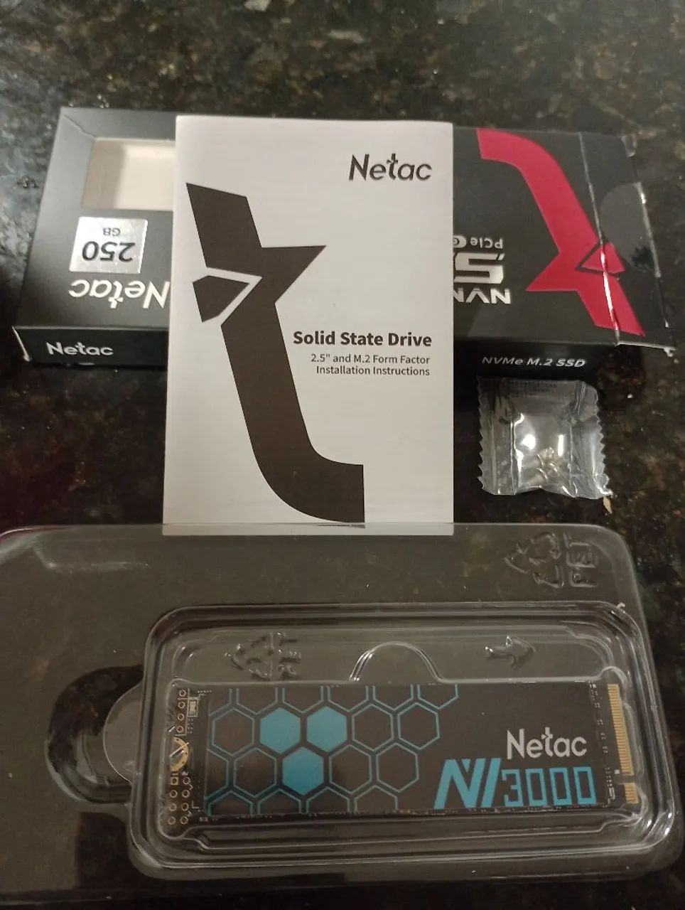 Desktop HD Nvme Ssd M.2 256gb Netac - Foto 2