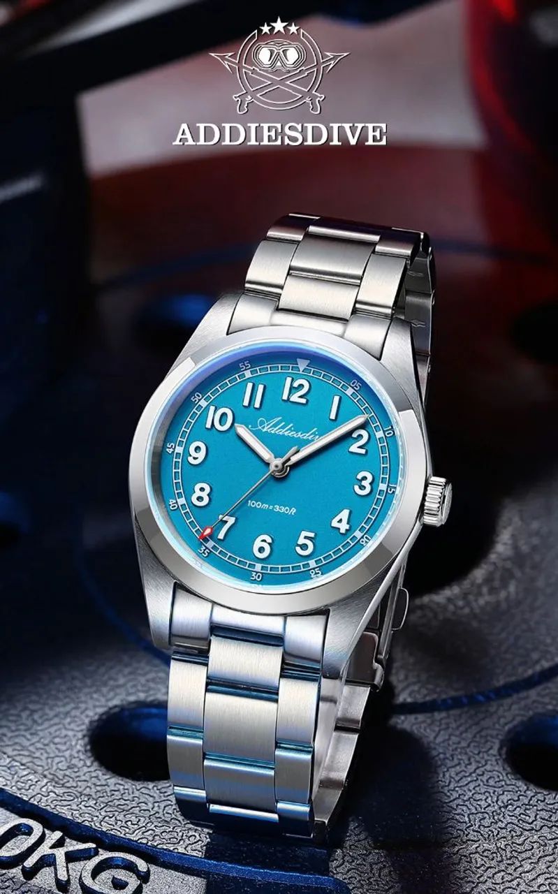 Relógio Addiesdive AD-2521 Azul celeste 