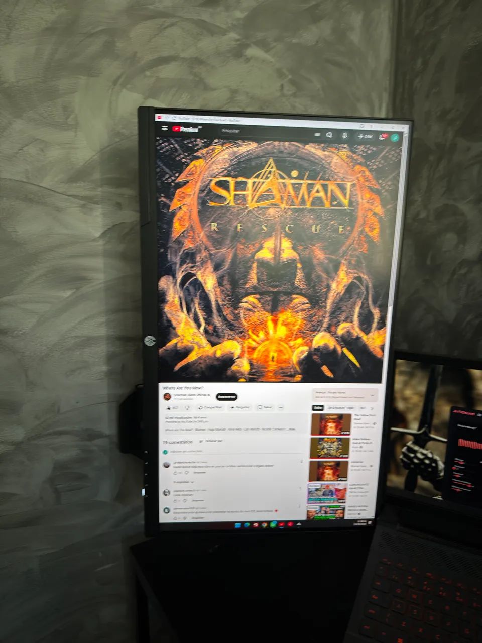 Vendo monitor 25 polegadas já com suporte a gás! 144hz - Foto 4