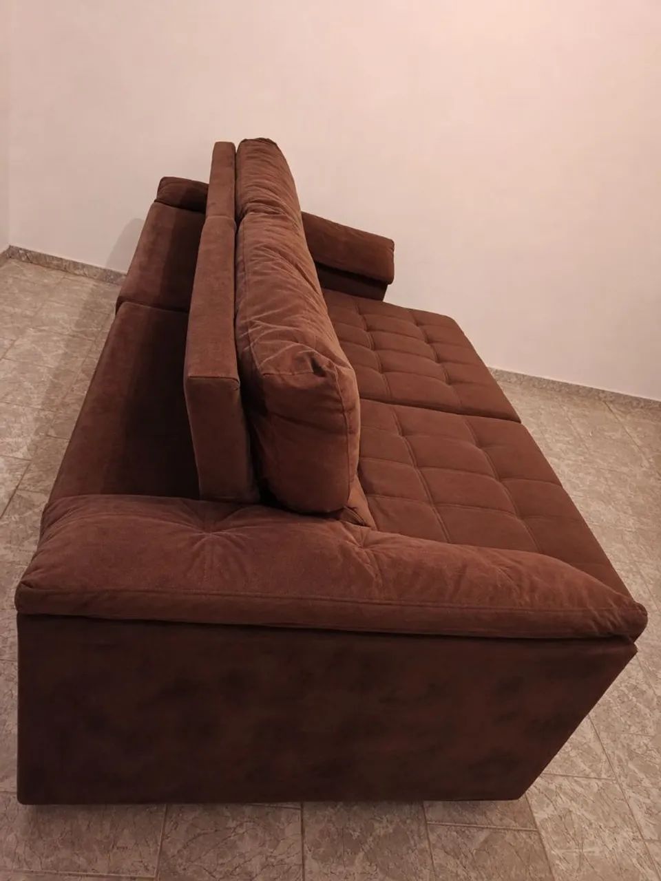 Vende sofá retrátil e geladeira  - Foto 2