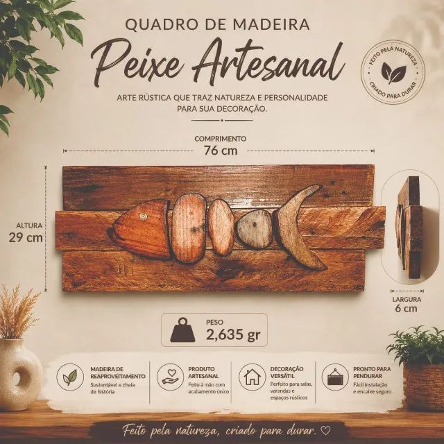 Quadro - Entre Marés e Madeira - Foto 3