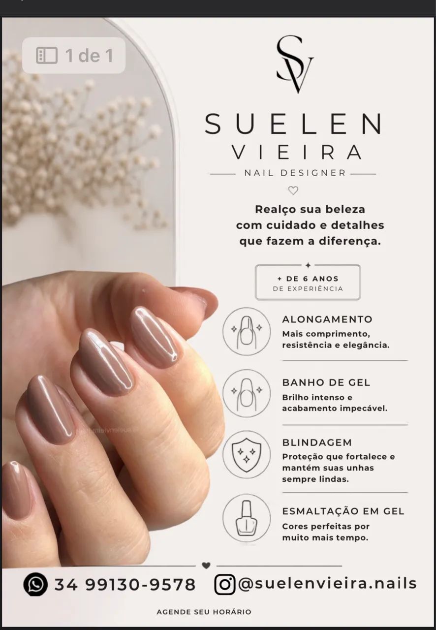 Nail designer Suelen Vieira