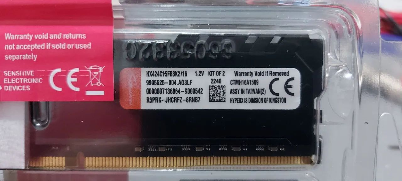 Memória DDR4-2400 32g Hyperx Fury - Foto 4