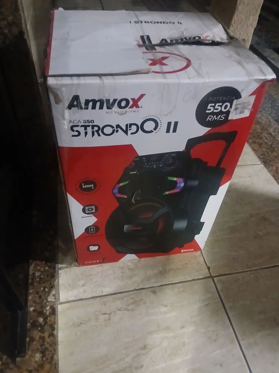 Caixa de som amvox 