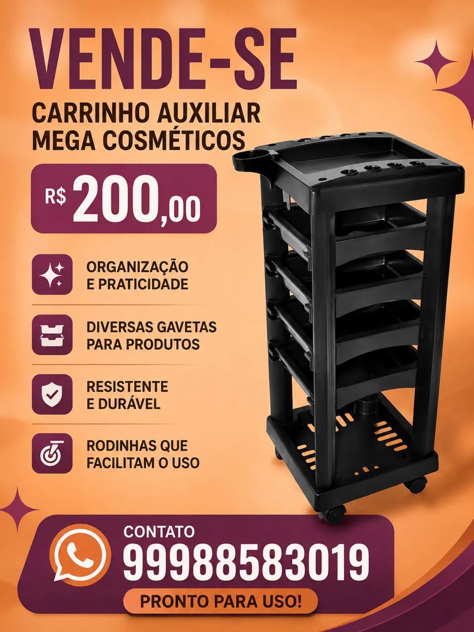 Carrinho auxiliar 