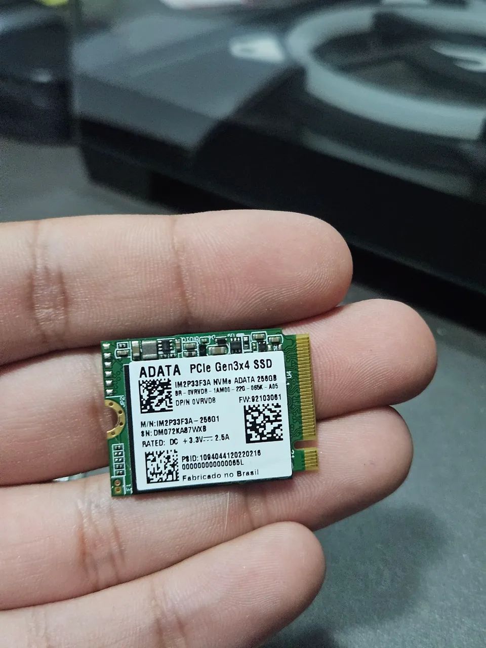 SSD NVME 256GB 