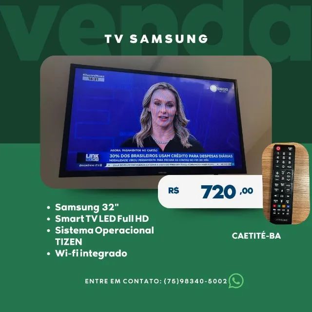 "TV SAMSUNG 32"