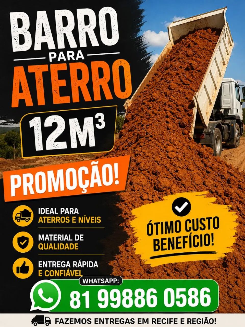 Barro Para Aterro 12m 