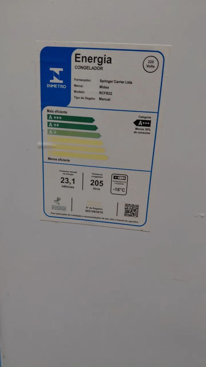 FREEZER HORIZONTAL 205 L MIDEA - Foto 2