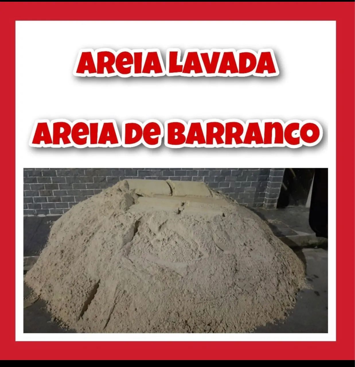 Areia 350$ 5m3